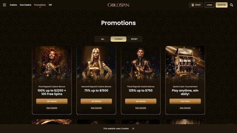 Image: Avis complet sur GoldSpin Casino pour les joueurs canadiens